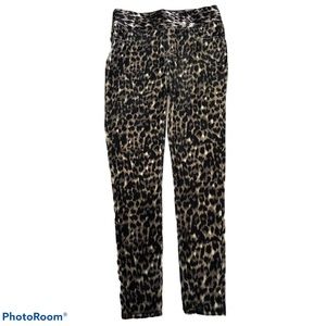 Seven7 leopard print pull on leggings Size M